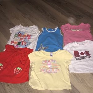 6 Toddler Tee shirts